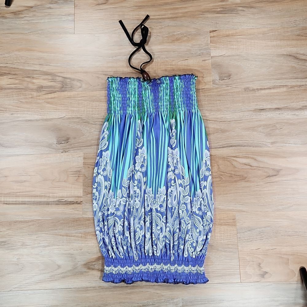 🔺️NWOT Jon & Anna New York Lavender & Blue Halter Top Large